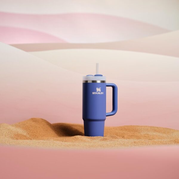 STANLEY Quencher H2.0 Tumbler with Handle and Straw 40 oz | Flowstate 3-Position Lid | Cup Holder Compatible for Travel | Insulated Stainless Steel Cup | BPA-Free | Cornflower Gloss - Image 409