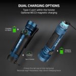 OLIGHT Seeker 4 Pro Rechargeable Flashlights, High Powerful Bright Light 4600 Lumens with USB C, Waterproof IPX8 for Emergencies, Camping, Searching (Cyber Violet Cool White) - Image 30