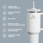 STANLEY Quencher H2.0 Tumbler with Handle and Straw 40 oz | Flowstate 3-Position Lid | Cup Holder Compatible for Travel | Insulated Stainless Steel Cup | BPA-Free | Cornflower Gloss - Image 23