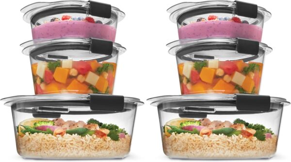 Rubbermaid Brilliance Food Storage Container, Large, 9.6 Cup, Clear 2024351 (Pack of 2) - Image 44