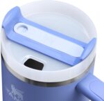 STANLEY Quencher H2.0 Tumbler with Handle and Straw 40 oz | Flowstate 3-Position Lid | Cup Holder Compatible for Travel | Insulated Stainless Steel Cup | BPA-Free | Cornflower Gloss - Image 440