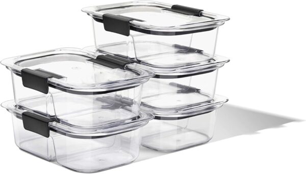 Rubbermaid Brilliance Food Storage Container, Large, 9.6 Cup, Clear 2024351 (Pack of 2) - Image 21