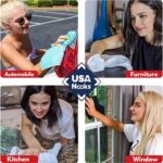 USANOOKS Microfiber Cleaning Cloth Grey - 12 Pcs (12.5"x12.5") - High Performance - 1200 Washes, Ultra Absorbent Microfiber Towel Weave Grime & Liquid for Streak-Free Mirror Shine - Car Washing Cloth - Image 25