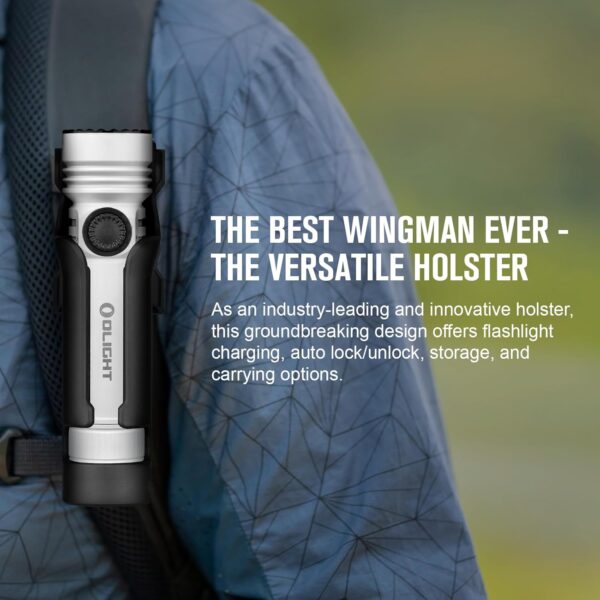 OLIGHT Seeker 4 Pro Rechargeable Flashlights, High Powerful Bright Light 4600 Lumens with USB C, Waterproof IPX8 for Emergencies, Camping, Searching (Cyber Violet Cool White) - Image 12