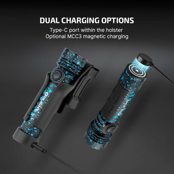 OLIGHT Seeker 4 Pro Rechargeable Flashlights, High Powerful Bright Light 4600 Lumens with USB C, Waterproof IPX8 for Emergencies, Camping, Searching (Cyber Violet Cool White) - Image 54