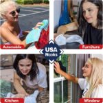 USANOOKS Microfiber Cleaning Cloth Grey - 12 Pcs (12.5"x12.5") - High Performance - 1200 Washes, Ultra Absorbent Microfiber Towel Weave Grime & Liquid for Streak-Free Mirror Shine - Car Washing Cloth - Image 34