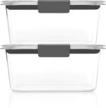Rubbermaid Brilliance Food Storage Container, Large, 9.6 Cup, Clear 2024351 (Pack of 2) - Image 37
