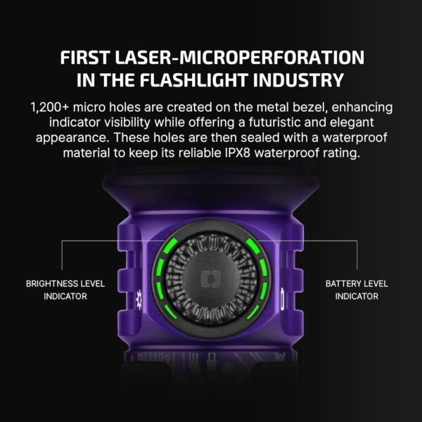 OLIGHT Seeker 4 Pro Rechargeable Flashlights, High Powerful Bright Light 4600 Lumens with USB C, Waterproof IPX8 for Emergencies, Camping, Searching (Cyber Violet Cool White) - Image 47