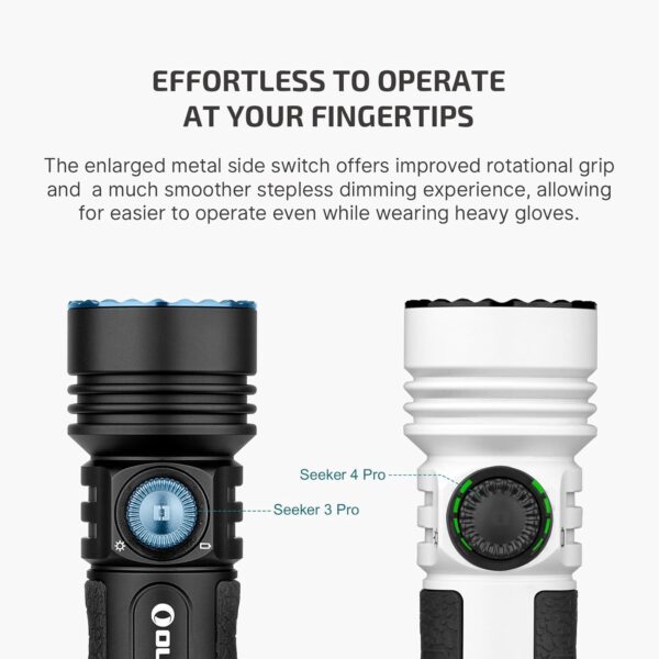 OLIGHT Seeker 4 Pro Rechargeable Flashlights, High Powerful Bright Light 4600 Lumens with USB C, Waterproof IPX8 for Emergencies, Camping, Searching (Cyber Violet Cool White) - Image 17