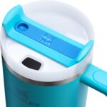 STANLEY Quencher H2.0 Tumbler with Handle and Straw 40 oz | Flowstate 3-Position Lid | Cup Holder Compatible for Travel | Insulated Stainless Steel Cup | BPA-Free | Cornflower Gloss - Image 39