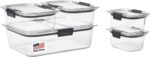 Rubbermaid Brilliance Food Storage Container, Large, 9.6 Cup, Clear 2024351 (Pack of 2) - Image 29