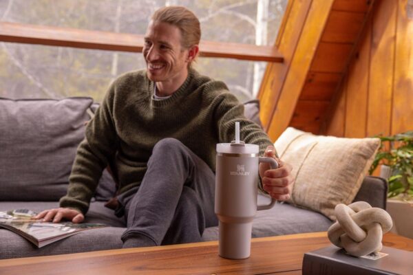 STANLEY Quencher H2.0 Tumbler with Handle and Straw 40 oz | Flowstate 3-Position Lid | Cup Holder Compatible for Travel | Insulated Stainless Steel Cup | BPA-Free | Cornflower Gloss - Image 143