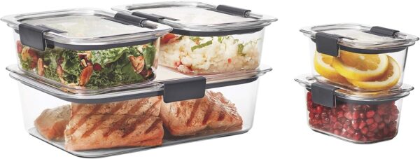 Rubbermaid Brilliance Food Storage Container, Large, 9.6 Cup, Clear 2024351 (Pack of 2) - Image 30
