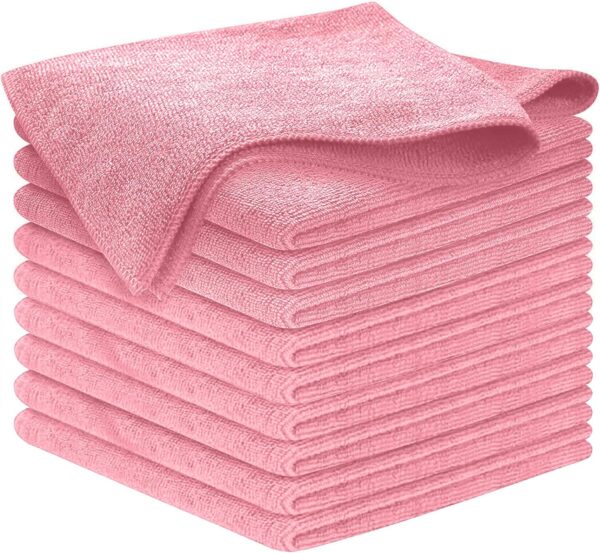 USANOOKS Microfiber Cleaning Cloth Grey - 12 Pcs (12.5"x12.5") - High Performance - 1200 Washes, Ultra Absorbent Microfiber Towel Weave Grime & Liquid for Streak-Free Mirror Shine - Car Washing Cloth - Image 60