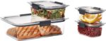 Rubbermaid Brilliance Food Storage Container, Large, 9.6 Cup, Clear 2024351 (Pack of 2) - Image 2