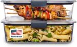 Rubbermaid Brilliance Food Storage Container, Large, 9.6 Cup, Clear 2024351 (Pack of 2) - Image 79