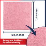 USANOOKS Microfiber Cleaning Cloth Grey - 12 Pcs (12.5"x12.5") - High Performance - 1200 Washes, Ultra Absorbent Microfiber Towel Weave Grime & Liquid for Streak-Free Mirror Shine - Car Washing Cloth - Image 30