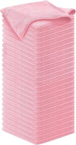 USANOOKS Microfiber Cleaning Cloth Grey - 12 Pcs (12.5"x12.5") - High Performance - 1200 Washes, Ultra Absorbent Microfiber Towel Weave Grime & Liquid for Streak-Free Mirror Shine - Car Washing Cloth - Image 78