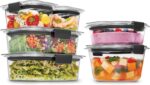Rubbermaid Brilliance Food Storage Container, Large, 9.6 Cup, Clear 2024351 (Pack of 2) - Image 41