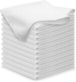 USANOOKS Microfiber Cleaning Cloth Grey - 12 Pcs (12.5"x12.5") - High Performance - 1200 Washes, Ultra Absorbent Microfiber Towel Weave Grime & Liquid for Streak-Free Mirror Shine - Car Washing Cloth - Image 71