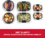 Rubbermaid Brilliance Food Storage Container, Large, 9.6 Cup, Clear 2024351 (Pack of 2) - Image 43