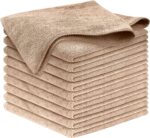 USANOOKS Microfiber Cleaning Cloth Grey - 12 Pcs (12.5"x12.5") - High Performance - 1200 Washes, Ultra Absorbent Microfiber Towel Weave Grime & Liquid for Streak-Free Mirror Shine - Car Washing Cloth - Image 101