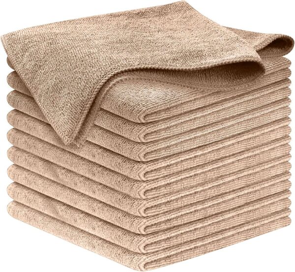USANOOKS Microfiber Cleaning Cloth Grey - 12 Pcs (12.5"x12.5") - High Performance - 1200 Washes, Ultra Absorbent Microfiber Towel Weave Grime & Liquid for Streak-Free Mirror Shine - Car Washing Cloth - Image 101