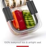 Rubbermaid Brilliance Food Storage Container, Large, 9.6 Cup, Clear 2024351 (Pack of 2) - Image 24