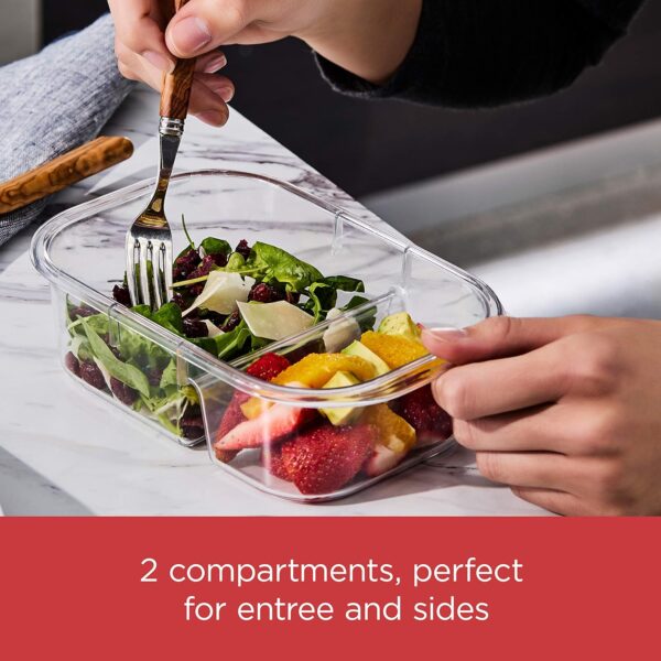 Rubbermaid Brilliance Food Storage Container, Large, 9.6 Cup, Clear 2024351 (Pack of 2) - Image 25