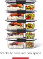 Rubbermaid Brilliance Food Storage Container, Large, 9.6 Cup, Clear 2024351 (Pack of 2) - Image 26