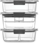 Rubbermaid Brilliance Food Storage Container, Large, 9.6 Cup, Clear 2024351 (Pack of 2) - Image 58