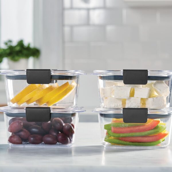 Rubbermaid Brilliance Food Storage Container, Large, 9.6 Cup, Clear 2024351 (Pack of 2) - Image 66