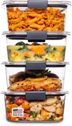 Rubbermaid Brilliance Food Storage Container, Large, 9.6 Cup, Clear 2024351 (Pack of 2) - Image 63