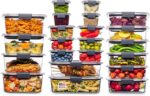 Rubbermaid Brilliance Food Storage Container, Large, 9.6 Cup, Clear 2024351 (Pack of 2) - Image 54