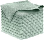 USANOOKS Microfiber Cleaning Cloth Grey - 12 Pcs (12.5"x12.5") - High Performance - 1200 Washes, Ultra Absorbent Microfiber Towel Weave Grime & Liquid for Streak-Free Mirror Shine - Car Washing Cloth - Image 90