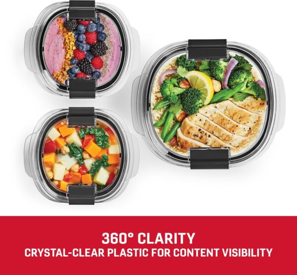 Rubbermaid Brilliance Food Storage Container, Large, 9.6 Cup, Clear 2024351 (Pack of 2) - Image 10