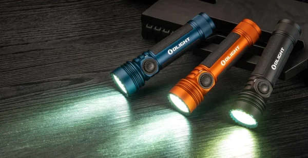 OLIGHT Seeker 4 Pro Rechargeable Flashlights, High Powerful Bright Light 4600 Lumens with USB C, Waterproof IPX8 for Emergencies, Camping, Searching (Cyber Violet Cool White) - Image 1