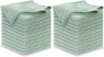 USANOOKS Microfiber Cleaning Cloth Grey - 12 Pcs (12.5"x12.5") - High Performance - 1200 Washes, Ultra Absorbent Microfiber Towel Weave Grime & Liquid for Streak-Free Mirror Shine - Car Washing Cloth - Image 95