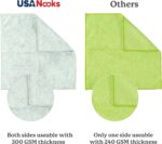 USANOOKS Microfiber Cleaning Cloth Grey - 12 Pcs (12.5"x12.5") - High Performance - 1200 Washes, Ultra Absorbent Microfiber Towel Weave Grime & Liquid for Streak-Free Mirror Shine - Car Washing Cloth - Image 43