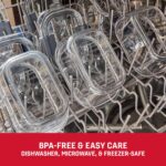 Rubbermaid Brilliance Food Storage Container, Large, 9.6 Cup, Clear 2024351 (Pack of 2) - Image 11