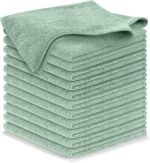 USANOOKS Microfiber Cleaning Cloth Grey - 12 Pcs (12.5"x12.5") - High Performance - 1200 Washes, Ultra Absorbent Microfiber Towel Weave Grime & Liquid for Streak-Free Mirror Shine - Car Washing Cloth - Image 103