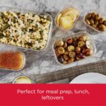 Rubbermaid Brilliance Food Storage Container, Large, 9.6 Cup, Clear 2024351 (Pack of 2) - Image 59