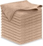 USANOOKS Microfiber Cleaning Cloth Grey - 12 Pcs (12.5"x12.5") - High Performance - 1200 Washes, Ultra Absorbent Microfiber Towel Weave Grime & Liquid for Streak-Free Mirror Shine - Car Washing Cloth - Image 91