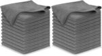 USANOOKS Microfiber Cleaning Cloth Grey - 12 Pcs (12.5"x12.5") - High Performance - 1200 Washes, Ultra Absorbent Microfiber Towel Weave Grime & Liquid for Streak-Free Mirror Shine - Car Washing Cloth - Image 92