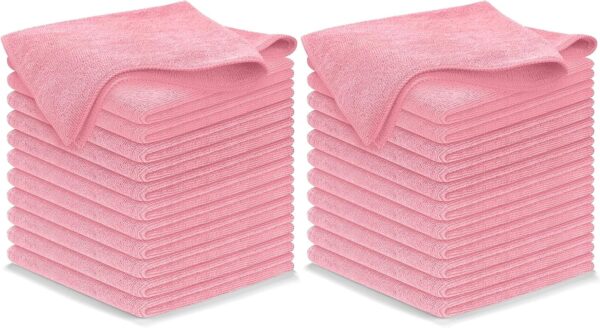 USANOOKS Microfiber Cleaning Cloth Grey - 12 Pcs (12.5"x12.5") - High Performance - 1200 Washes, Ultra Absorbent Microfiber Towel Weave Grime & Liquid for Streak-Free Mirror Shine - Car Washing Cloth - Image 83
