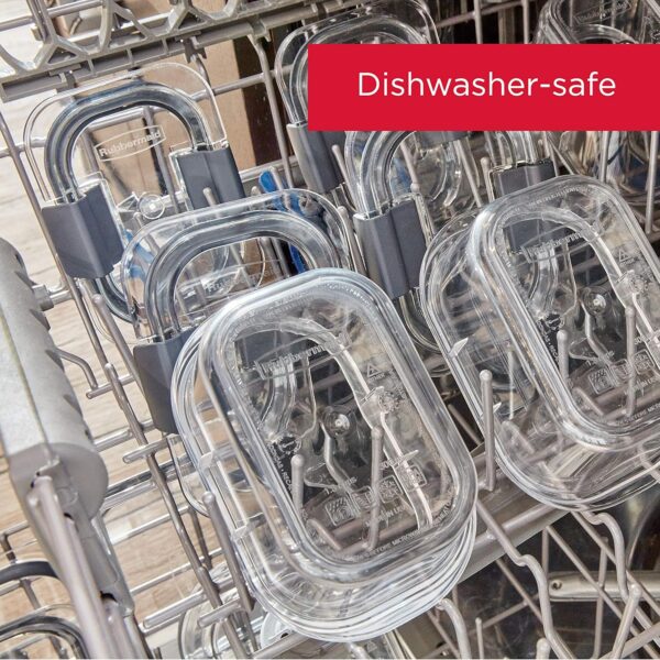 Rubbermaid Brilliance Food Storage Container, Large, 9.6 Cup, Clear 2024351 (Pack of 2) - Image 51