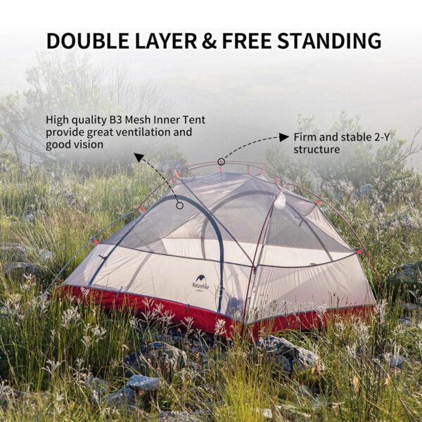 Star-River 2 person Ultralight Backpacking Tent - Image 5