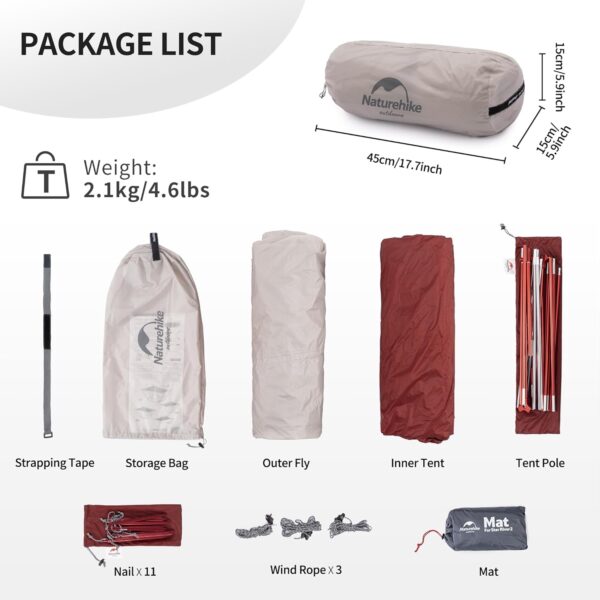 Star-River 2 person Ultralight Backpacking Tent - Image 7